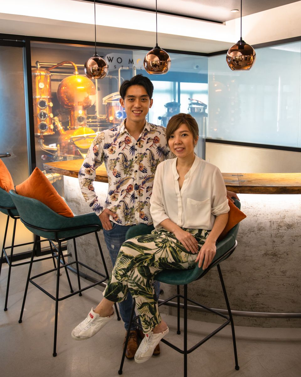 Co-founders:  Ivan Chang (left) and Dimple Yuen (right)